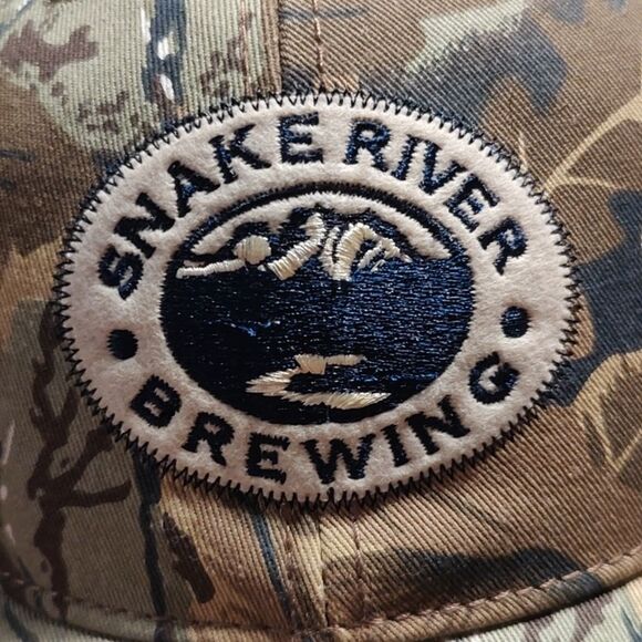 Snake River Brewing Camo Trucker Snapback - New - Picture 2 of 7